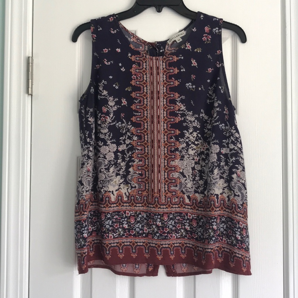 Artisan NY Sleeveless Top Size Medium